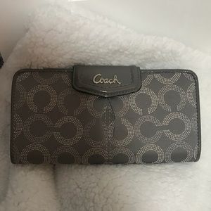 Grey coach wallet